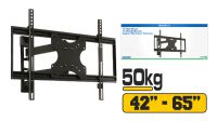 Soporte de pared articulado para TV 42 a 65" 50Kg