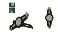 Soporte de respaldo blanco automóvil universal para tablet 7-11" ajuste diagonal negro