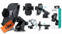 Suporte ventosa para painel e para-brisa com braço telescópico extensível preto