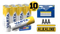 Pilha AAA/LR03 alcalina 1.5v blister (10)