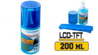Kit limpeza profissional para LCD Gel 200ml