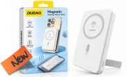 Powerbank USB  Batería 10000mAh  USB-C - USB-A inalámbrica max.4.5Amp  Blanco