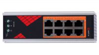 Switch Industrial 8p. Gigabit 6xPOE+  (30W) + 2xHi-POE (60W) DIN IP40