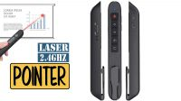 Ponteiro apresentação Laser Wireless  5 botões preto 50 m.