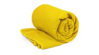 Toalha praia microfibra 170 x 90 cm amarela