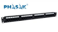 Painel de transferência 19" Cat. 6 UTP RJ45 DUAL 1 U.