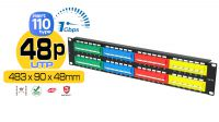 Panel de transferencia UTP 19" Cat. 5E, 48p
