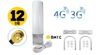 Antena Int/Ext GSM 4G/3G Omni 698-3800 MHz 10-12dBi SMA-Plug 8m