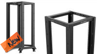 Rack 19" estrutura aberta 27U preto 600x800x1451mm