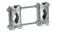 Suporte de mastro 40-60mm galvanizado para corrimão