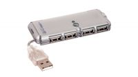 Mini hub USB 4 portas sem alimentação
