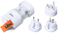 Kit adaptador tomada Europlug multisocket 250V 1A