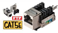 Conector Keystone Hembra FTP RJ45 Cat.5E LSA+ metálico