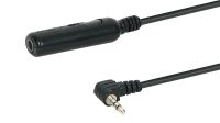 Cabo adaptador áudio jack 3.5mm para telemóveis 0.80m