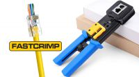 Herramienta de crimpar RJ 11/12/45 profesional FastCrimp con topes