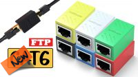 TD 1022 : Adaptador em linha 1:1 RJ45 CAT6 preto (Branco)