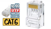 Conector RJ45 Cat.6 UTP máx. 23AWG