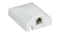 Caja de conexión RJ11 mini ABS de superficie