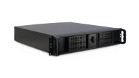 Caja metálica servidor ATX Rack 19" 2U Negra