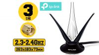 Antena TP-Link TL-ANT2403N 2.4GHz 3dBi indoor com base omnidireccional