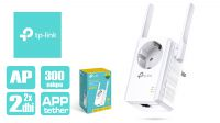 Extensor alcance wireless TP-Link TL-WA860RE com schuko 300Mbps 2x antenas
