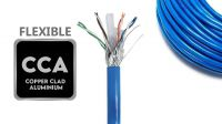Bobina cable SFTP p/CCTV azul  305 m