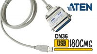 Cable adaptador Aten USB a paralelo CN36 Blanco