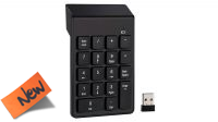 Teclado numérico Wireless USB  Negro