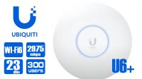 Ponto de acesso Unifi U6+ Wifi 2x2+2x2 MIMO Dual 802.11ax