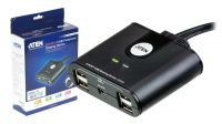 Switch Aten para conectar periféricos USB 2.0 preto
